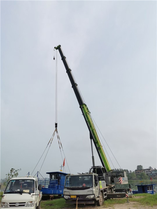 千阳县桥梁建设吊装案例